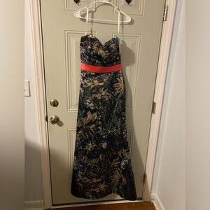 Cristina wu size 6 forest camo prom dress bridesmaid style 22630
